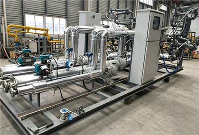 Bottom Loading Skid With Loading Arms